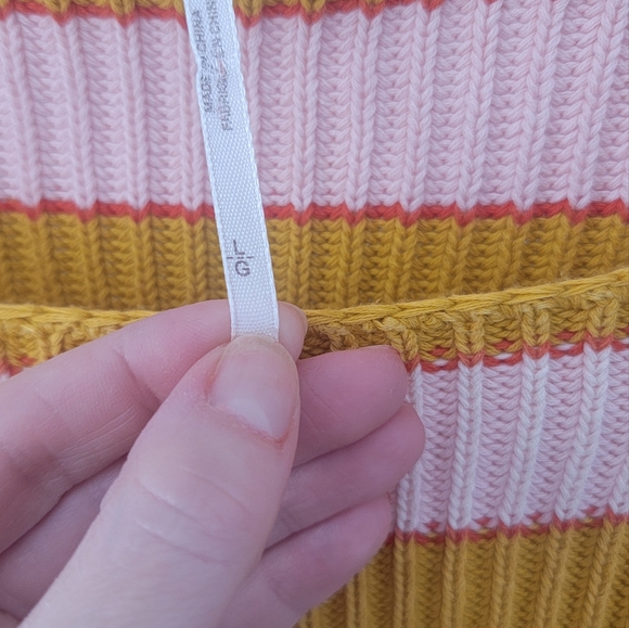 Free people relaxed, striped pullover oversized size L - Picture 7 of 13